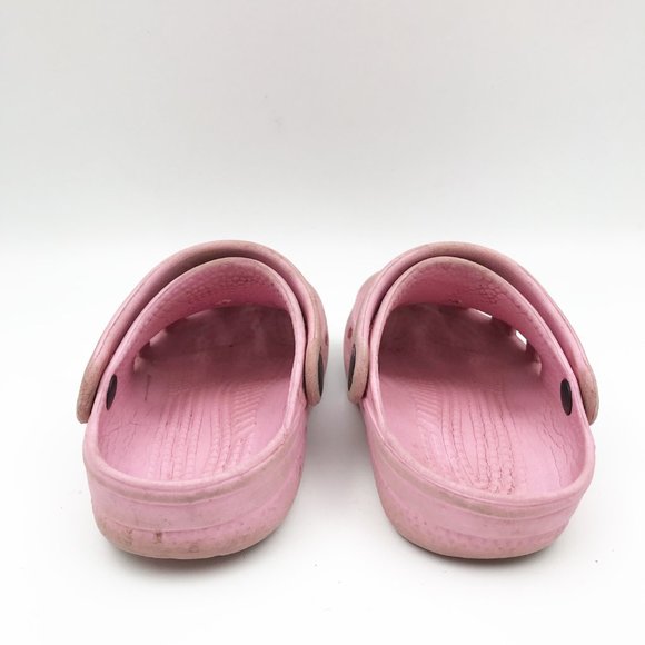 CROCS Classic Pink Slip On Rubber Clogs Toddler 8 - 9 - Picture 5 of 10